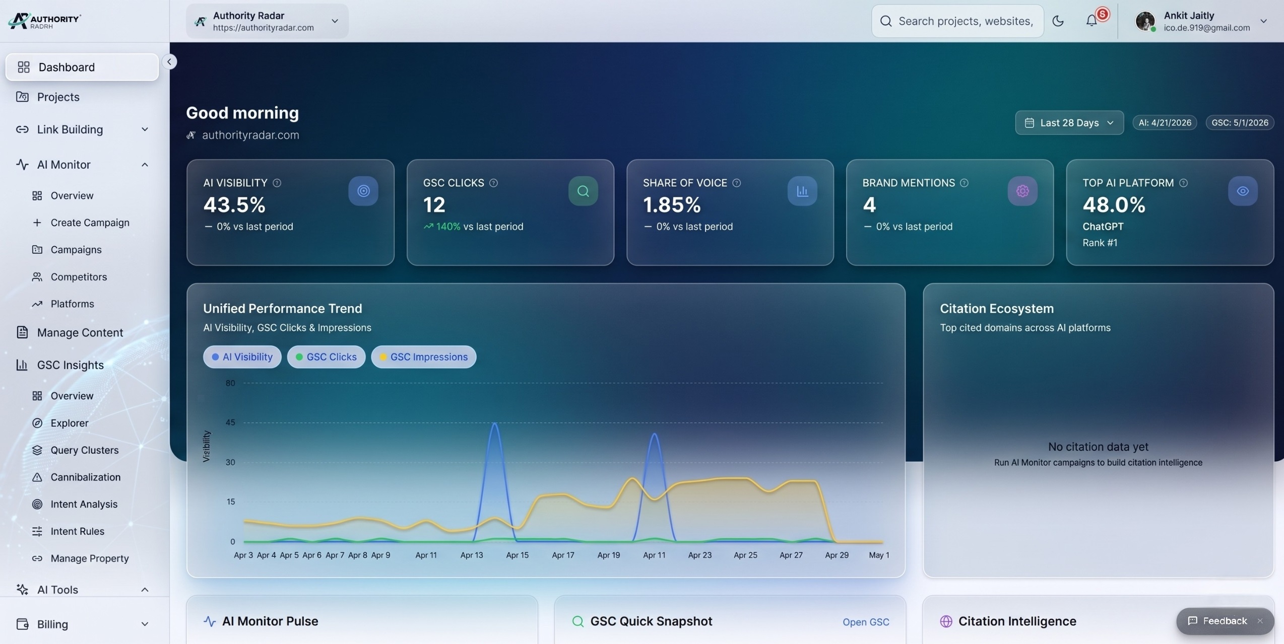 Authority Radar screenshot 1